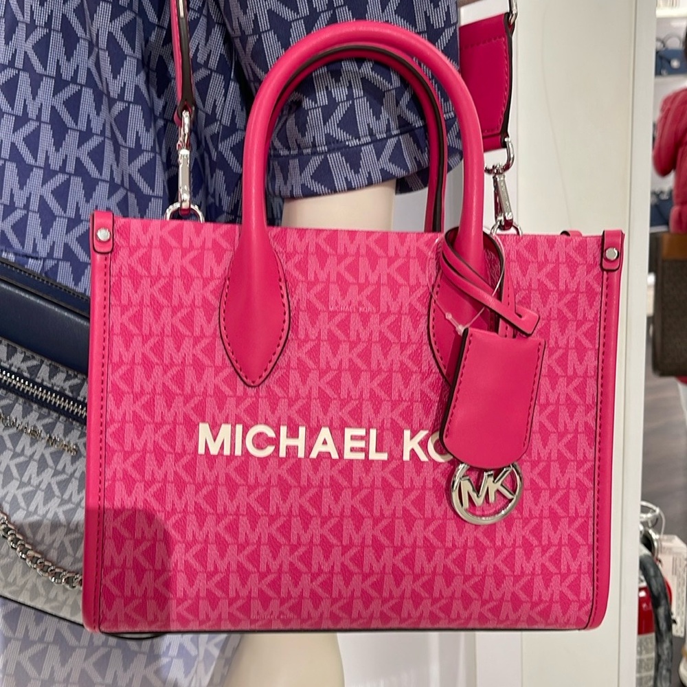 Michael Kors Mirella Small Signature Logo Crossbody Bag
Dragonfruit 
NWT - Picture 13 of 16